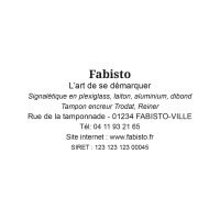 Tampon Bois 8 lignes