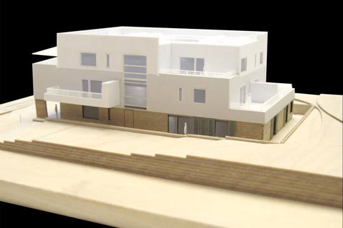Maison d'architecte fabriquée avec une machine laser