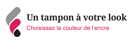 Illustration du choix des couleurs d'encre en tampon