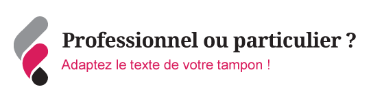 Illustration pour adapter le texte du tampon selon l'utilisateur