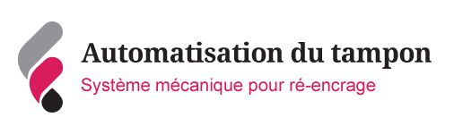 Illustration système automatique d'encrage du tampon